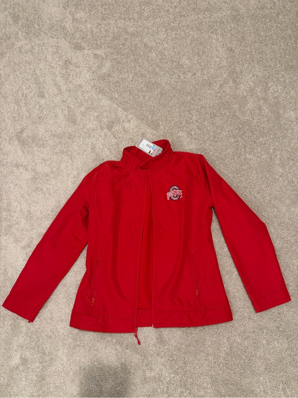 Ohio State Red Zip-Up Jacket